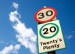 20mph Road sign