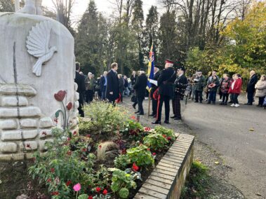 Remembrance 2024 Leader WNC, DL, piper and public