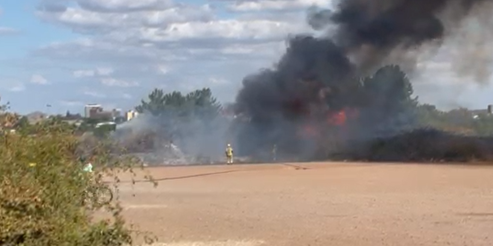 Fire at Sixfields Aug 2026